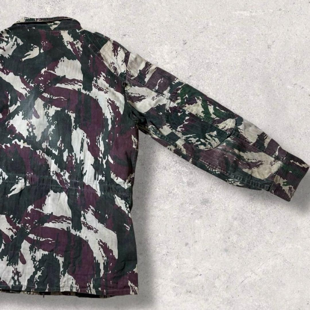 ポルトガル軍リザードカモ迷彩フィールドジャケットミリタリーカモフラ短丈軍モノ古着