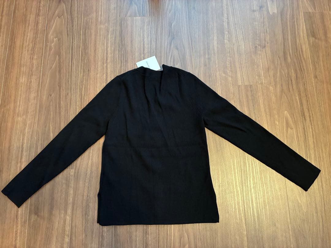 新品ArpegestoryアルページュストーリーロゴボタンVカーデアンサンブル黒