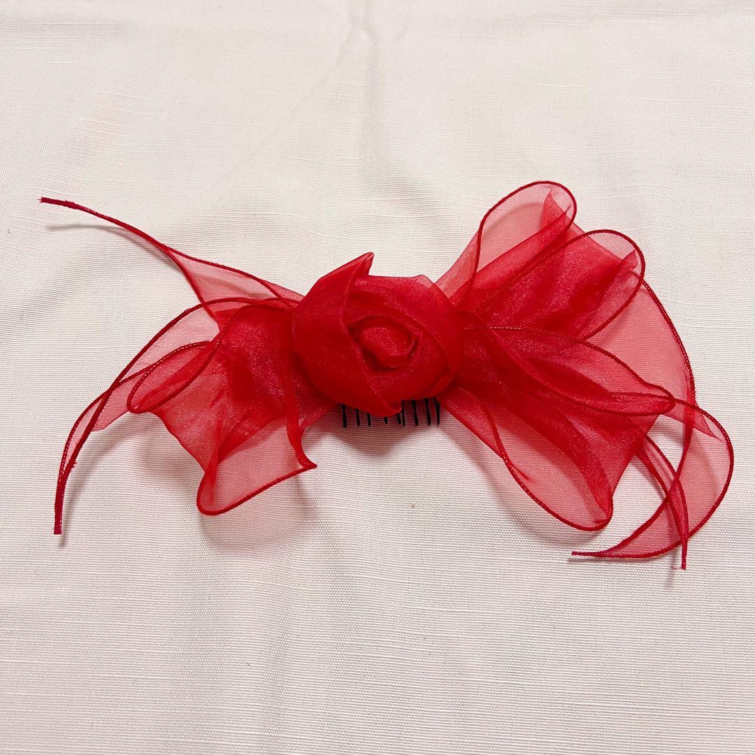 にゃんたん様　オーダーメイド　赤130＆オレンジ120〜130フォーマルドレス