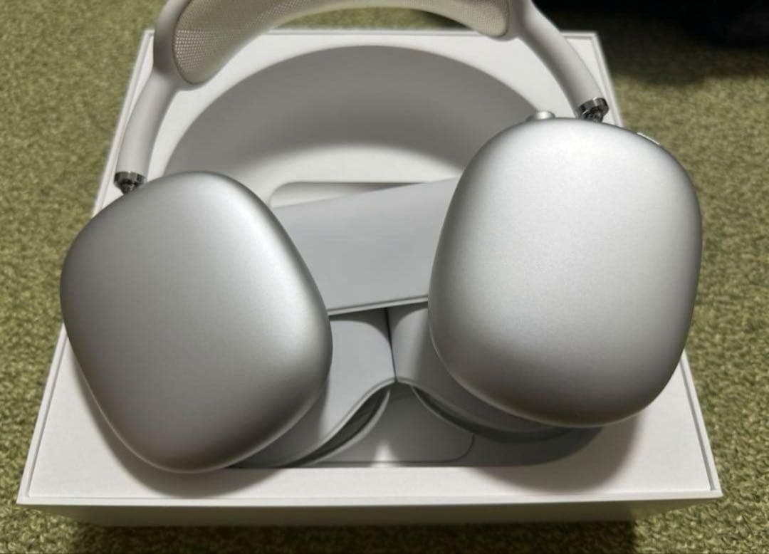 【Apple正規品】【美品】AirPods Max シルバー 美品完備 即日発送