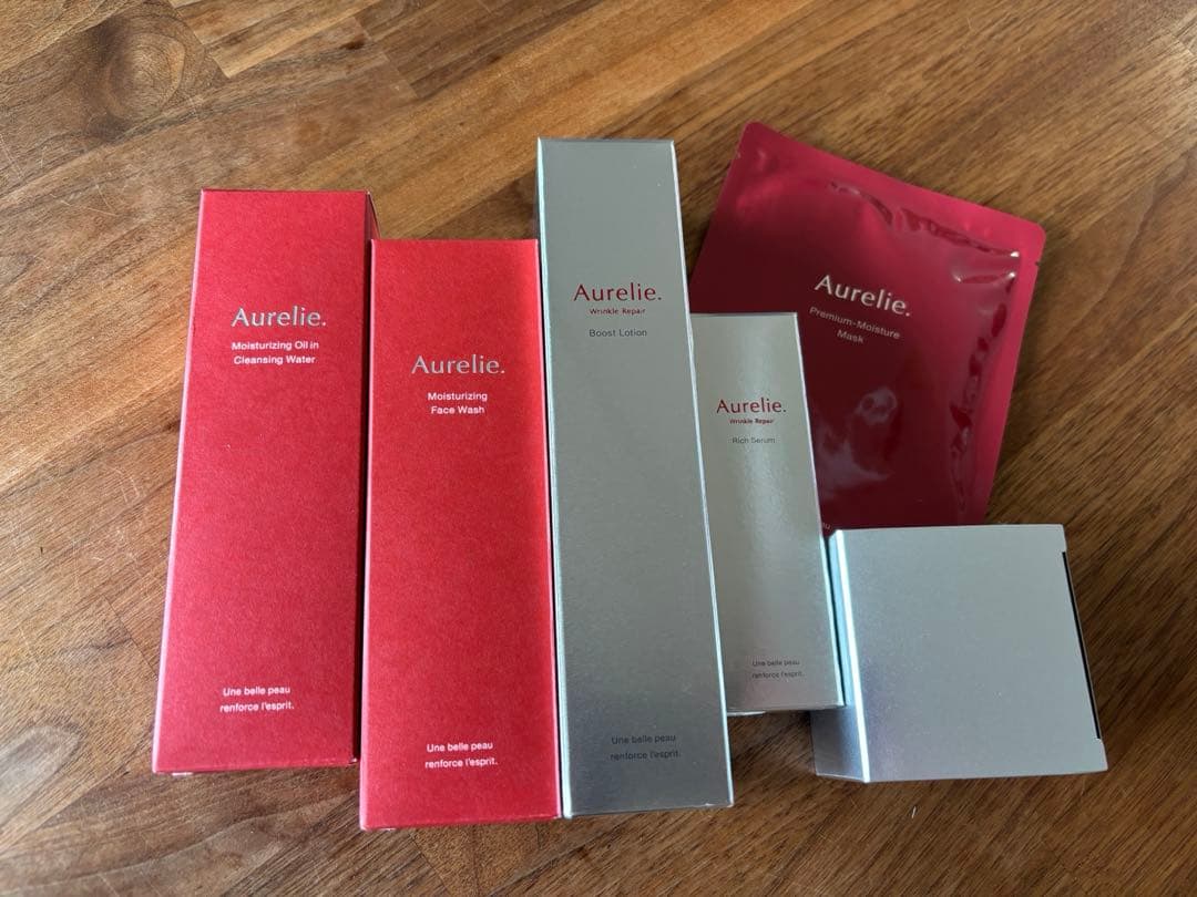 [新品未開封]Aurelie プレミアムエイジング集中ケア5点セット +マスク