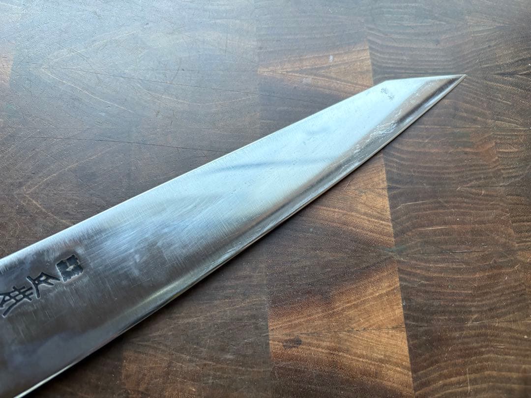 正本　最上　切付　牛刀　220mm 7寸　包丁　全鋼　洋包丁