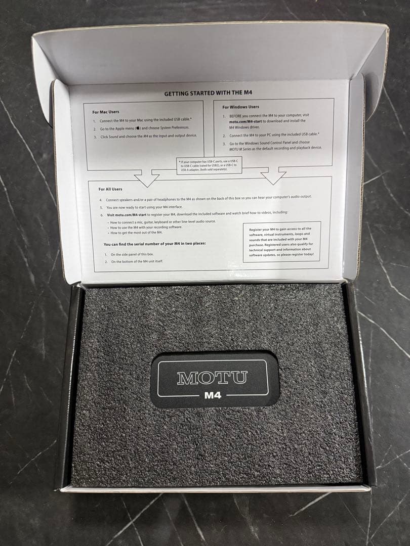 た*ふ様 オーディオインターフェイス MOTU M4