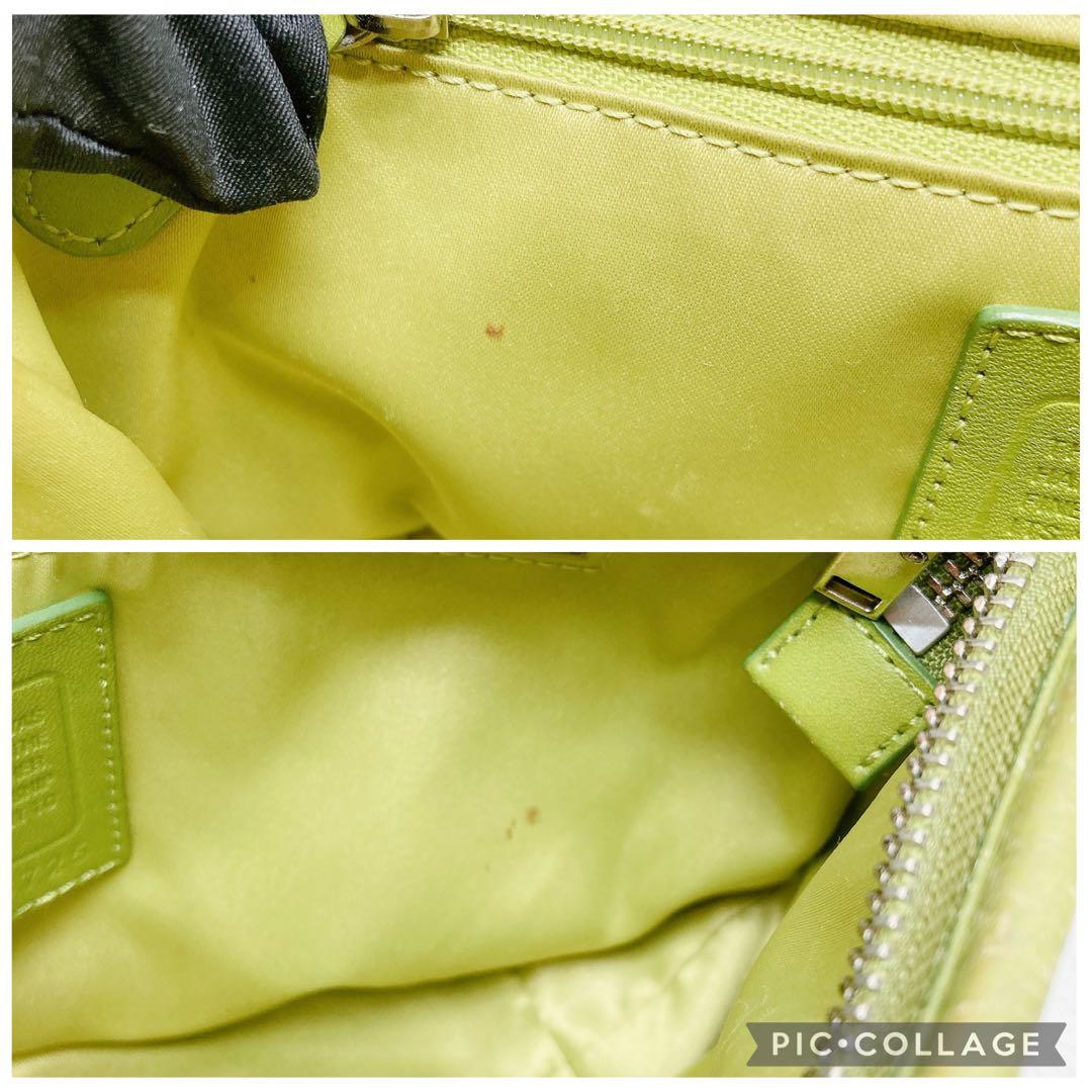 ✨美品✨COACH コーチ ハンドバッグ シグネチャー パッチワーク フラワー