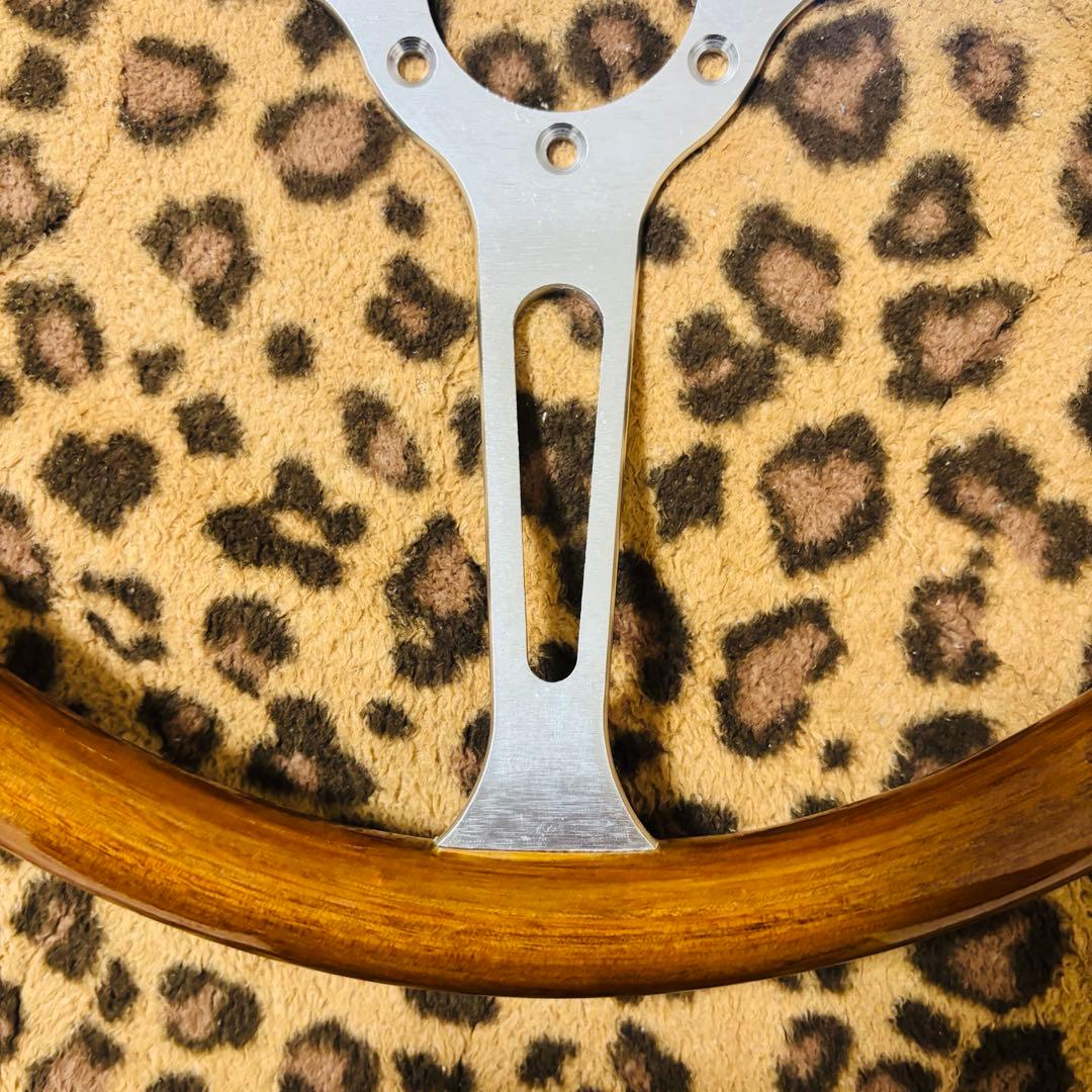 ウッドステアリング ウッドハンドル　車　ハンドル　ホーンボタン　カー用品