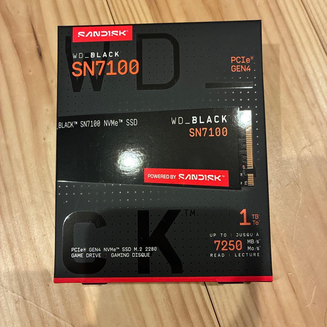 (新品未使用)WD_BLACK SN7100 1TB SSD PCIe Gen4