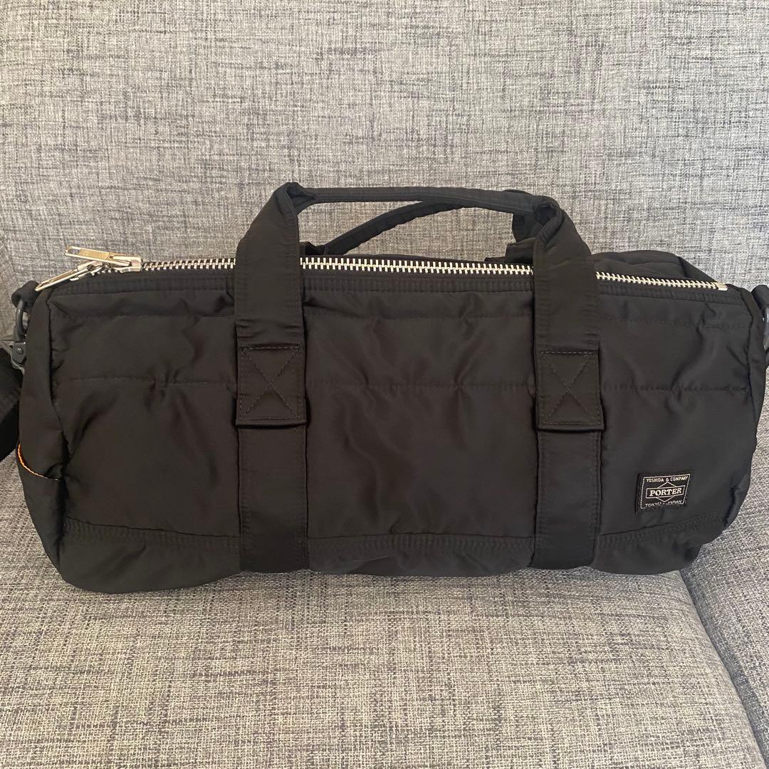 PORTER 吉田カバン/ブラック ドラムバッグ　廃盤