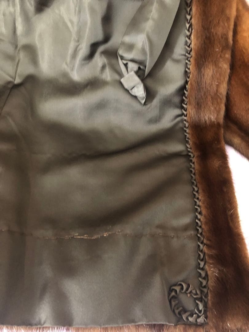 シュウオウ SAGA MINK ブラウン毛皮コート