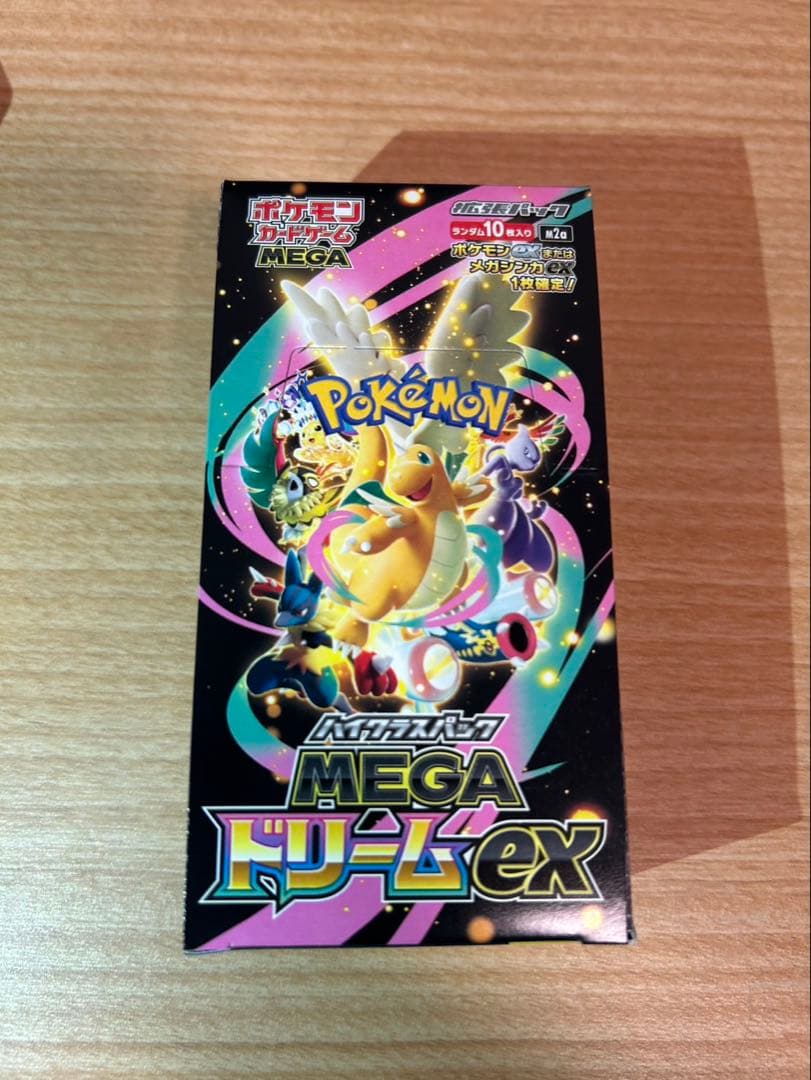 ポケモンカードゲーム MEGAドリームex 1BOX シュリンク無し