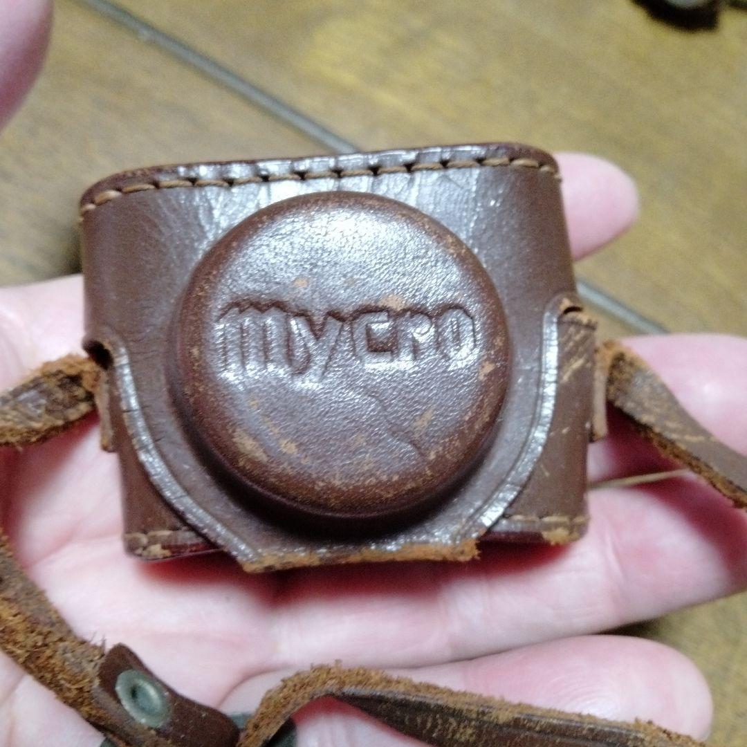 豆カメラ　アンティーク　Mycro II カメラ と　MINETTA豆カメラ