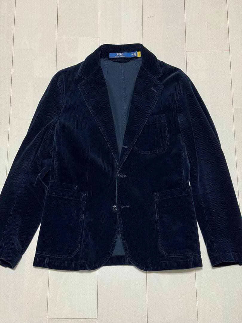 POLO Ralph Laurenネイビー コーデュロイ テーラードジャケット