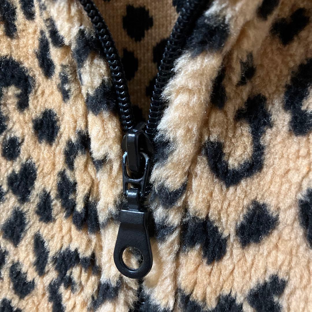 90s Black mountain ブラックマウンテン レオパード フリース