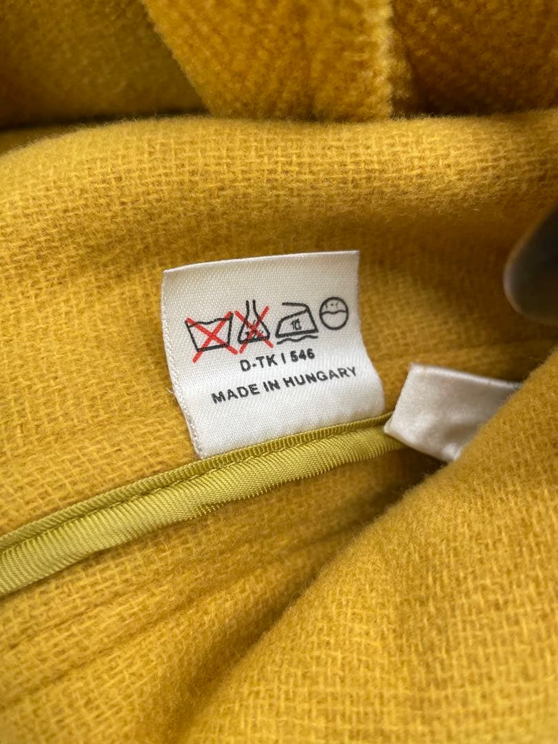 レア！ヘリンボーン ダッフルコート　マスタード　ハンガリーBronpton 社製