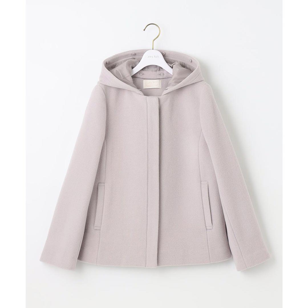 any SIS 新品未使用 2WAYスーペリアファインウールモッサ コート