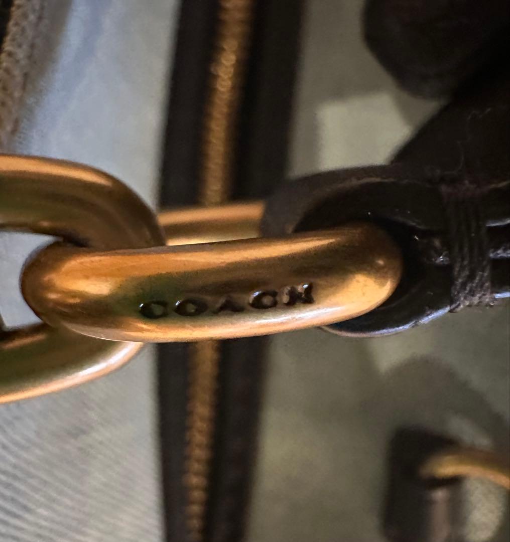 最終価格　美品 COACH　コ－チ　ドリーマ－　デニムショルダーバッグ 2way