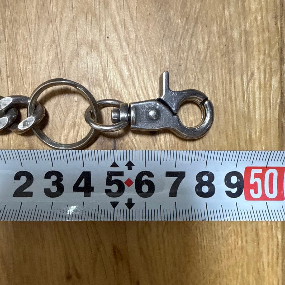 CRIMlE クライミー　シルバー ウォレットチェーン クロスモチーフ