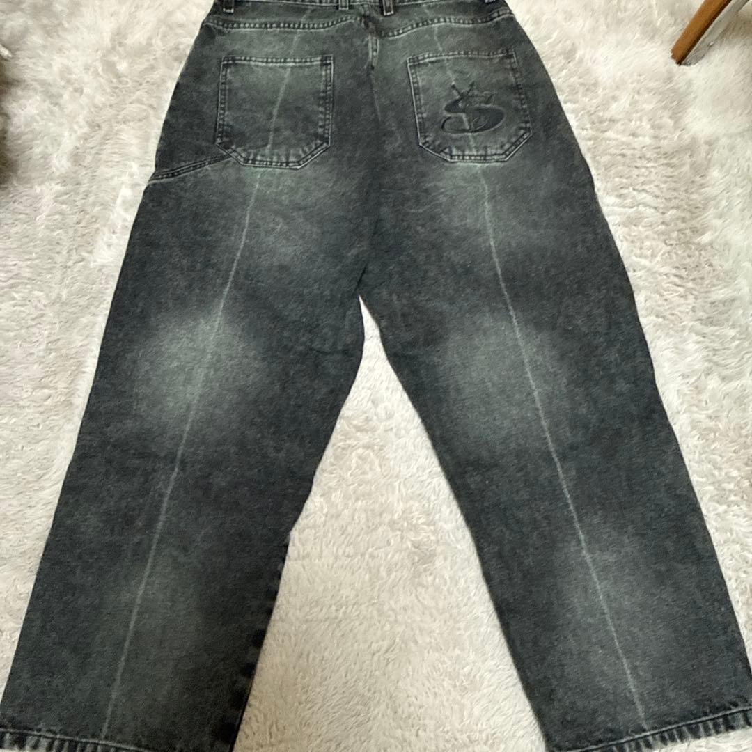 ヤードセールグリーンデニムパンツ S