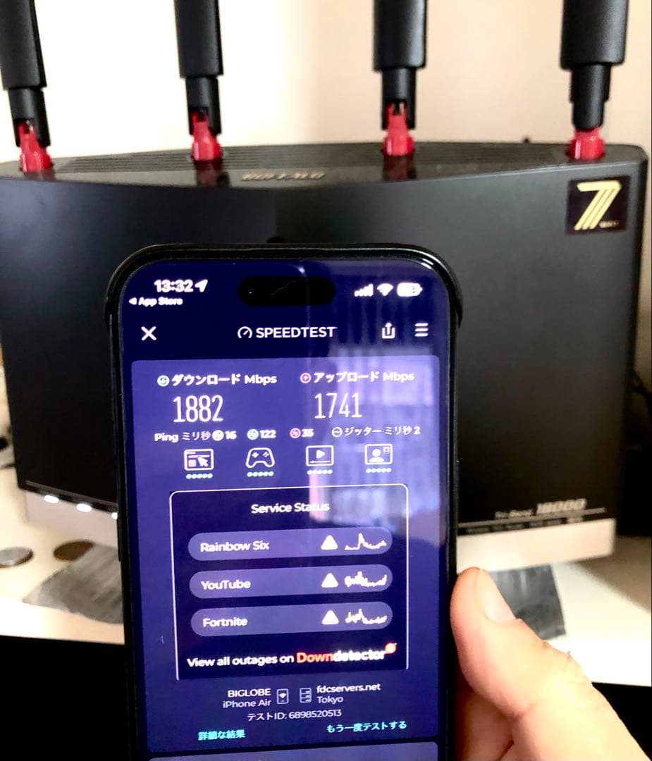 M*a様 WXR18000BE10P BUFFALO Wi-Fi 7 無線LAN