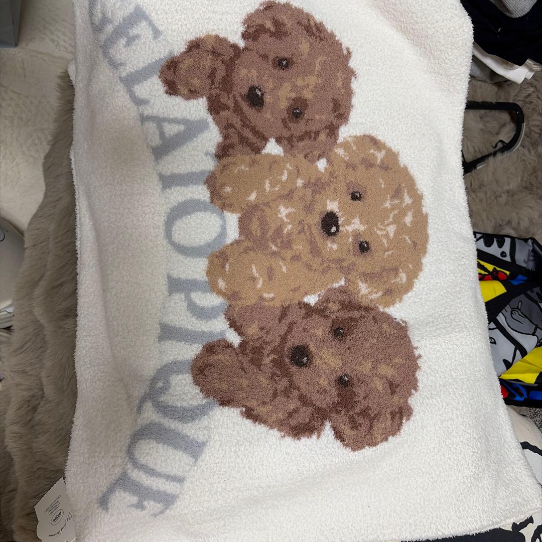 gelato piqueトイプードルジャガードブランケット