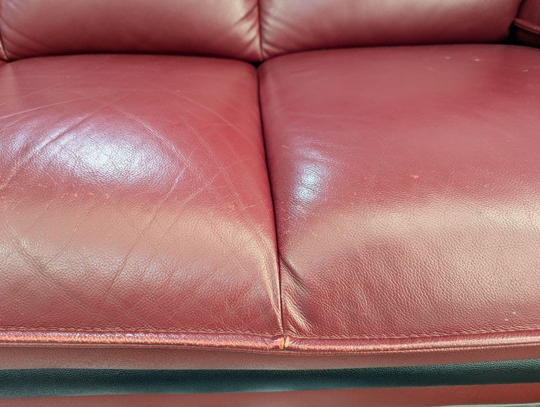 みちみち　ニトリ　ロゾ　ソファー　赤　レッド　中古　直接取引可（静岡県）