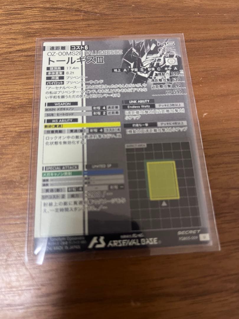 匿名配送　アーセナルベース FQブースター トールギスⅢ シークレット ゼクス