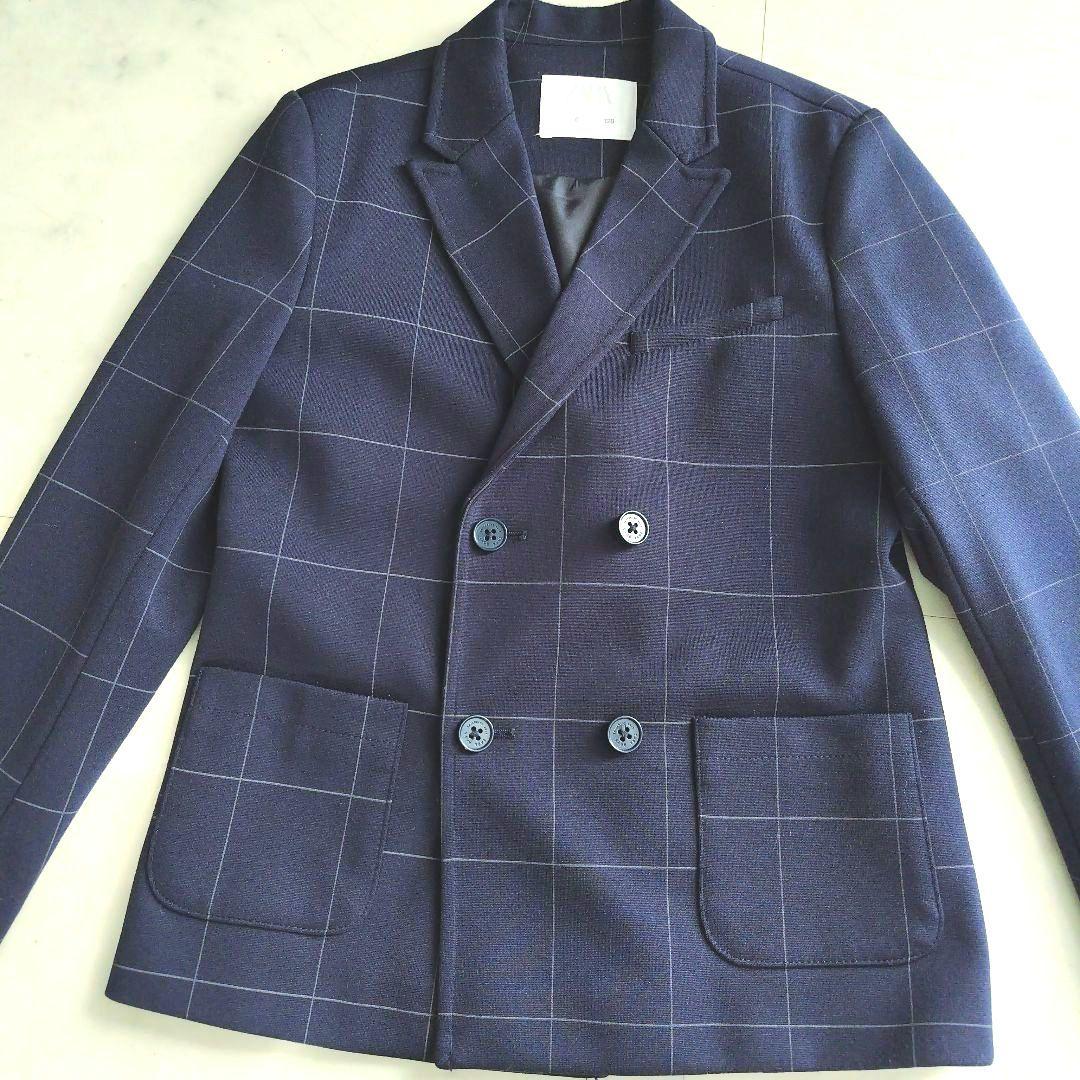 《美品 ZARA 》3点セット スーツ フォーマル ネイビー 卒業式 入学式