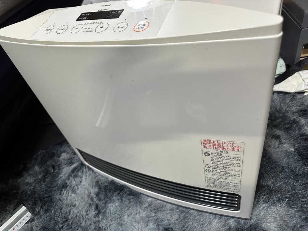 ①都市ガス用　ガスファンヒーター GFH-4003S-W5 ホース付き1週間保証