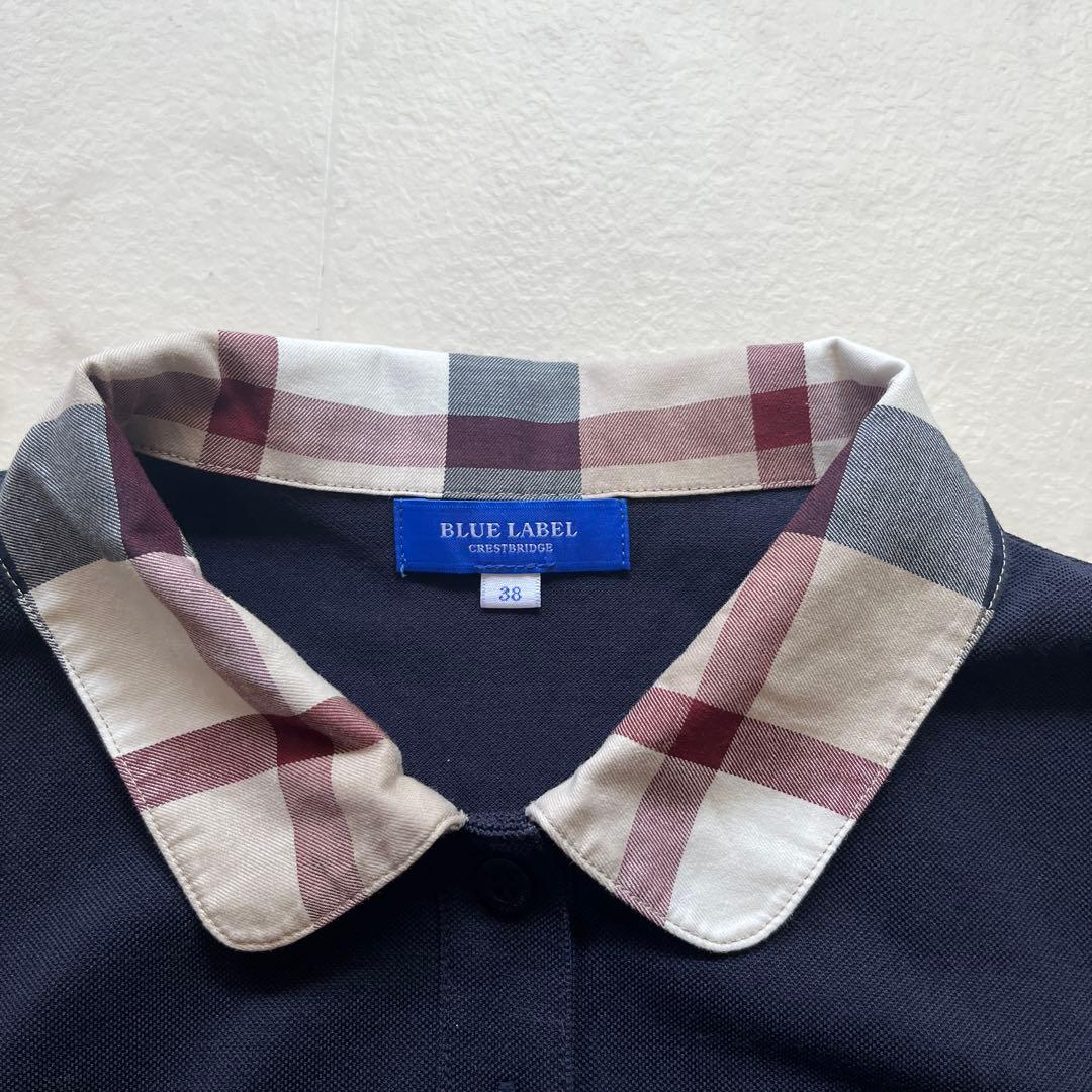 極美品　BLUE LABEL CRESTBRIDGE ハウスチェック　ポロシャツ