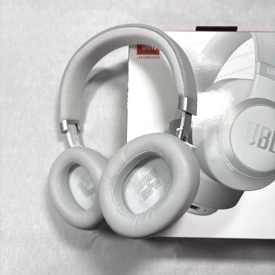 g*n様 【最終値下げ】JBL LIVE 770 NC ホワイト ワイヤレスヘッ