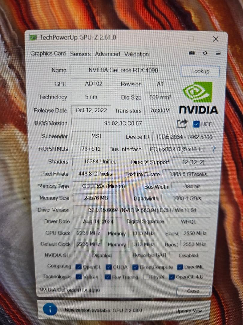 グラフィックボード・グラボ・ビデオカード MSI GeForce RTX 4090 24GB