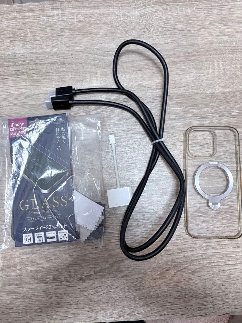 Apple iPhone 14 Pro max ディープパープル 本体＋周辺機器