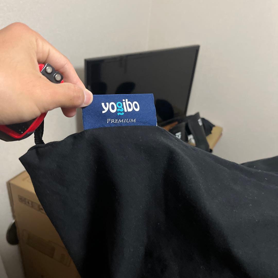 KOMAL　Yogibo プレミアム ビーズクッション ブラック