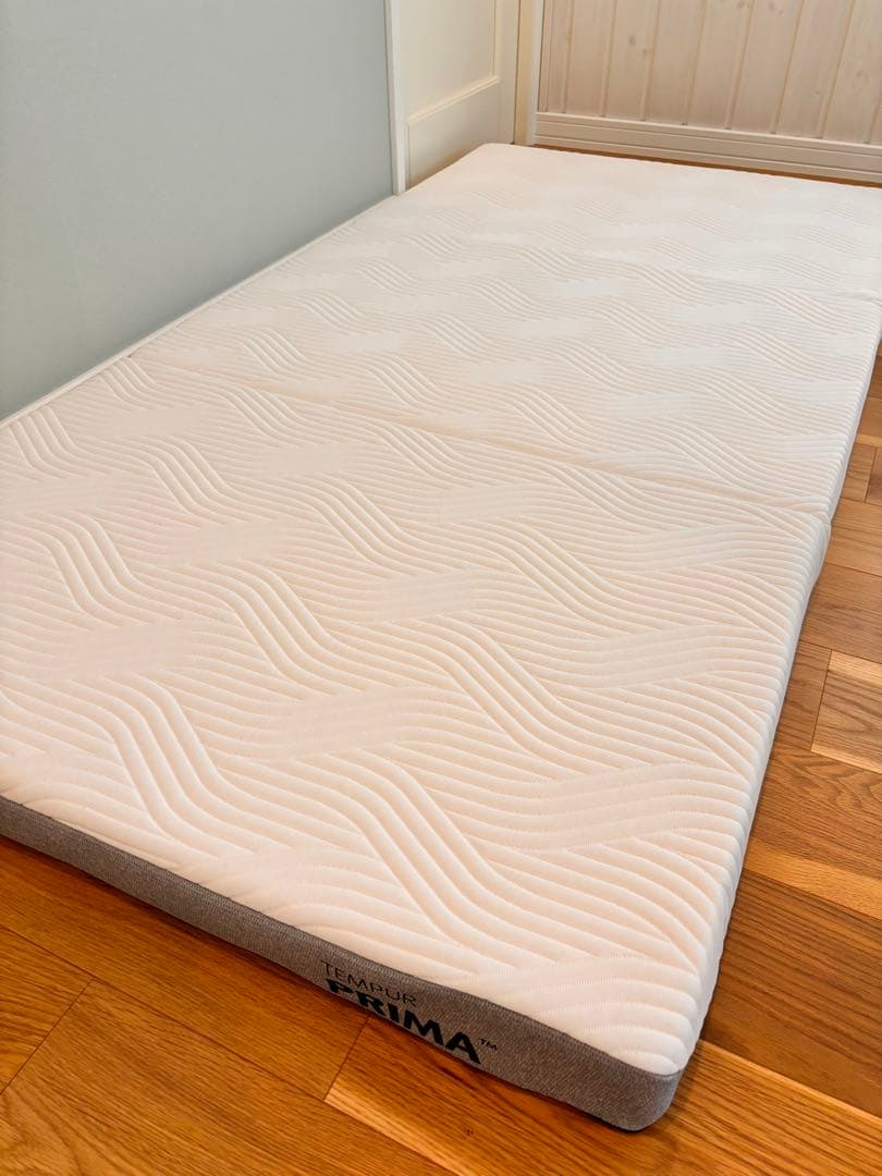 プリマ フトン 厚み 8cm シングル 折りたたみマットレス 三つ折り【美品】