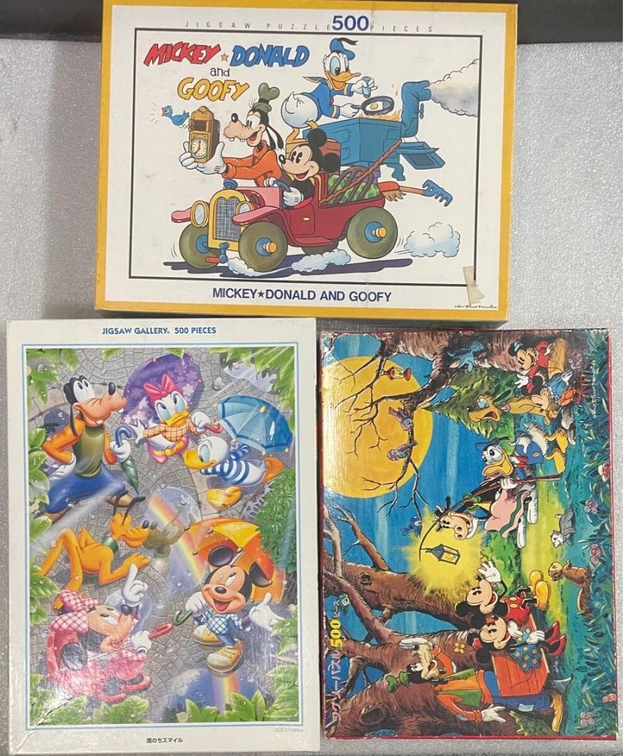 ジグソーパズル ディズニー テンヨー まとめ売り 500P 中古検品済み 廃盤