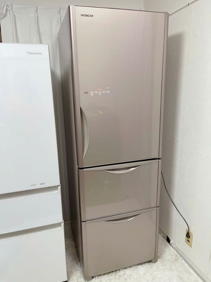 HITACHI 日立 冷蔵庫 R-S3800HV 大容量 375L