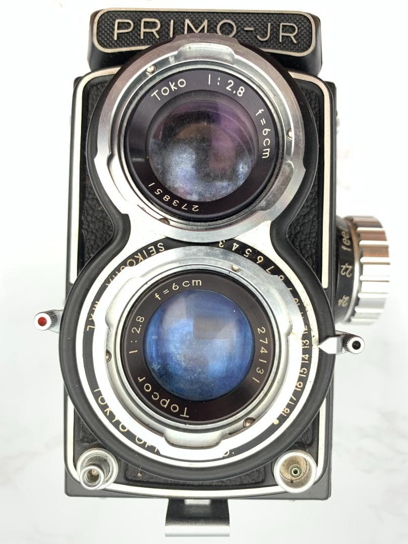 TOKYO PRIMO-JR 二眼レフカメラ　ブラック　ブラウン