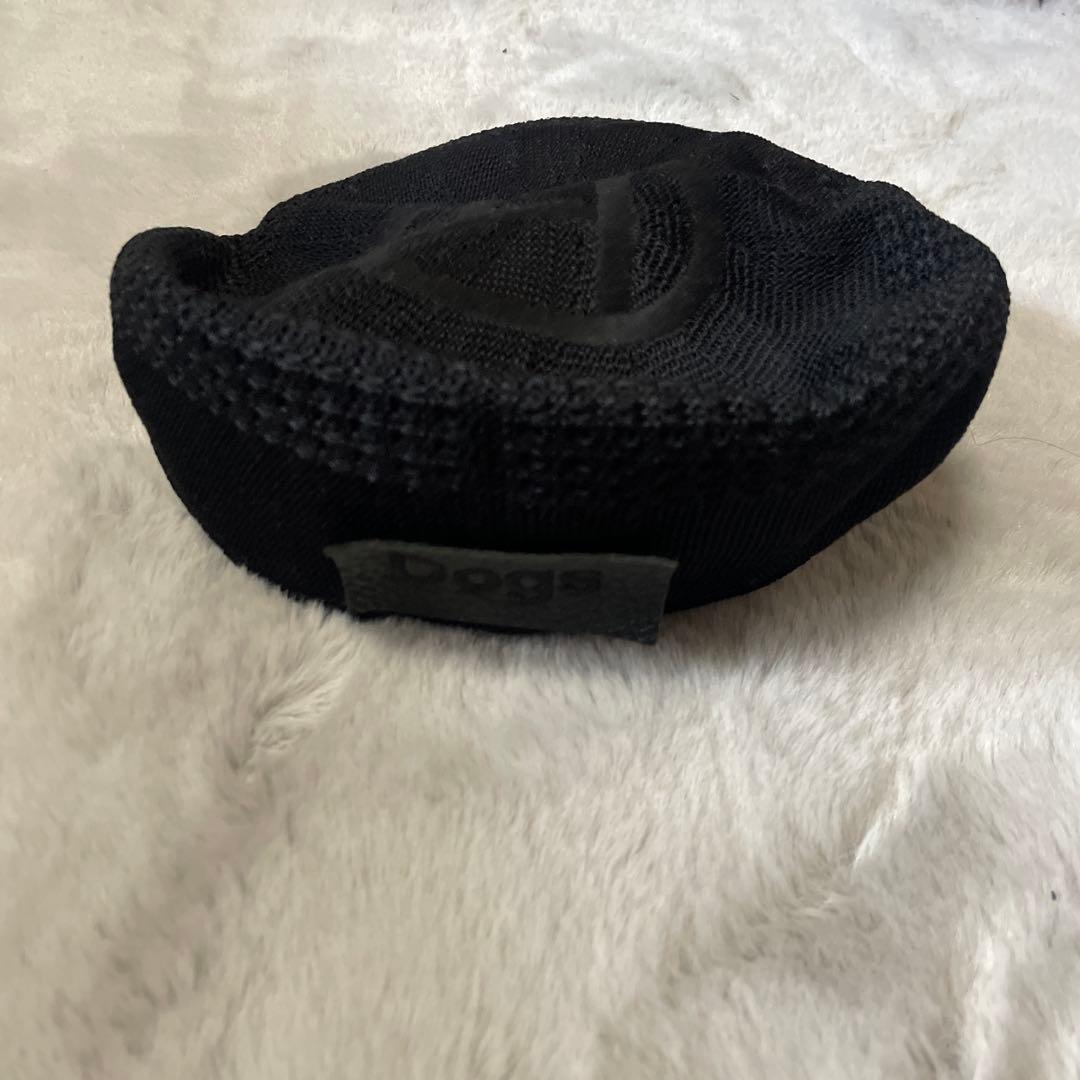 Dogs ブラック ベレー帽 ハンチング帽 KOHH