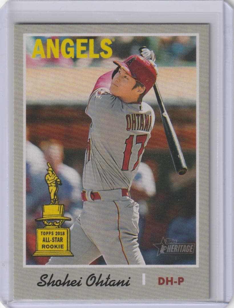 レア2019 Topps Heritage ACTION SP 大谷翔平 MLB
