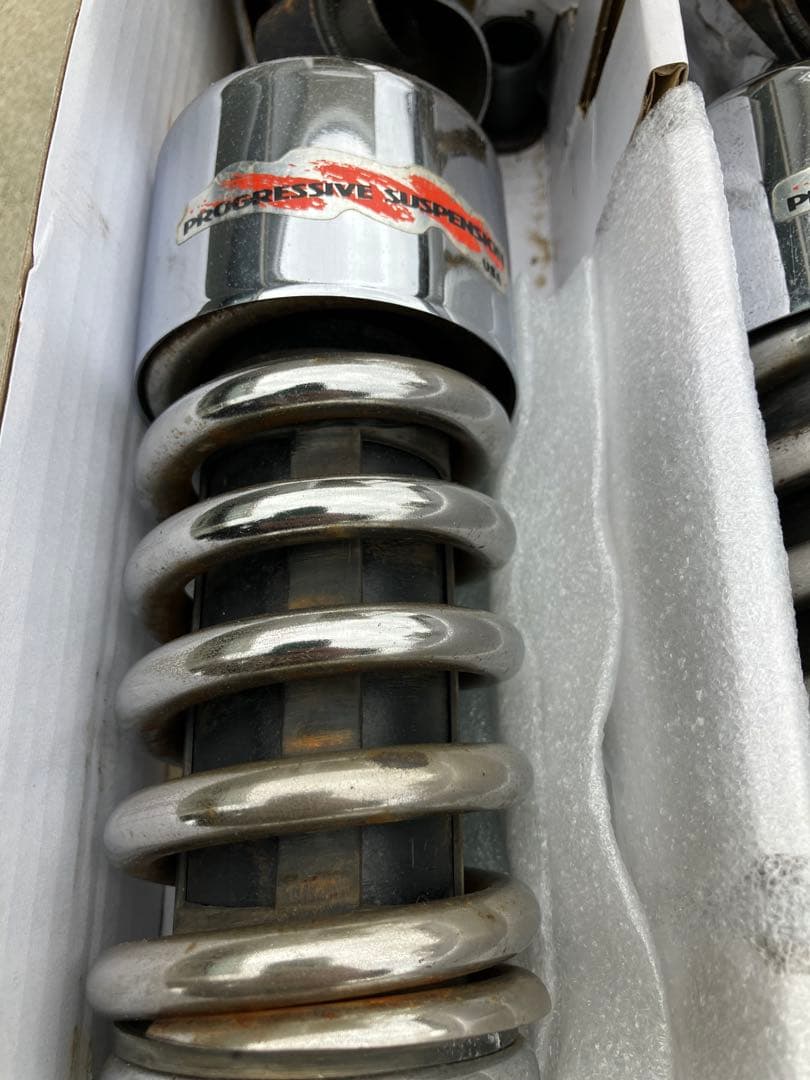 ハーレー　Progressive 11インチ412シリーズ　ダイナFXDL