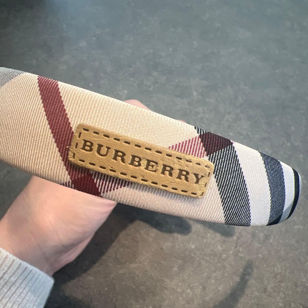 BURBERRY/バーバリーノバチェックカチューシャ