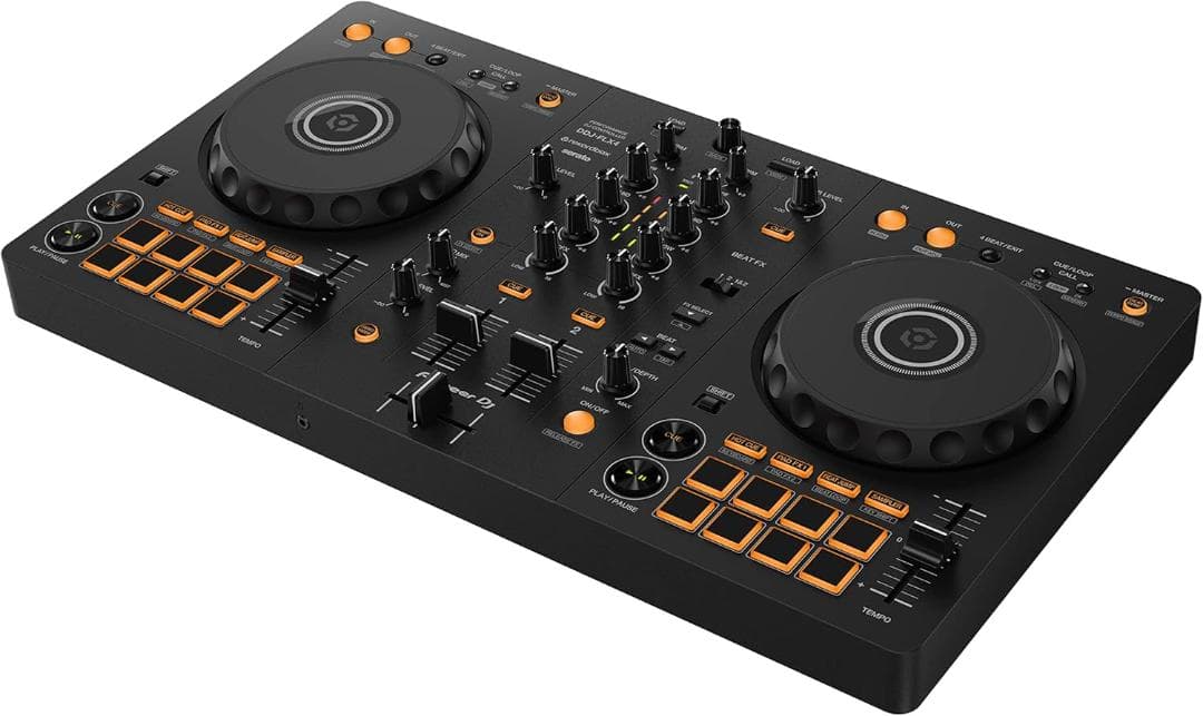●Pioneer DJ●DJコントローラーDDJ-FLX4 コンデンサーマイク付