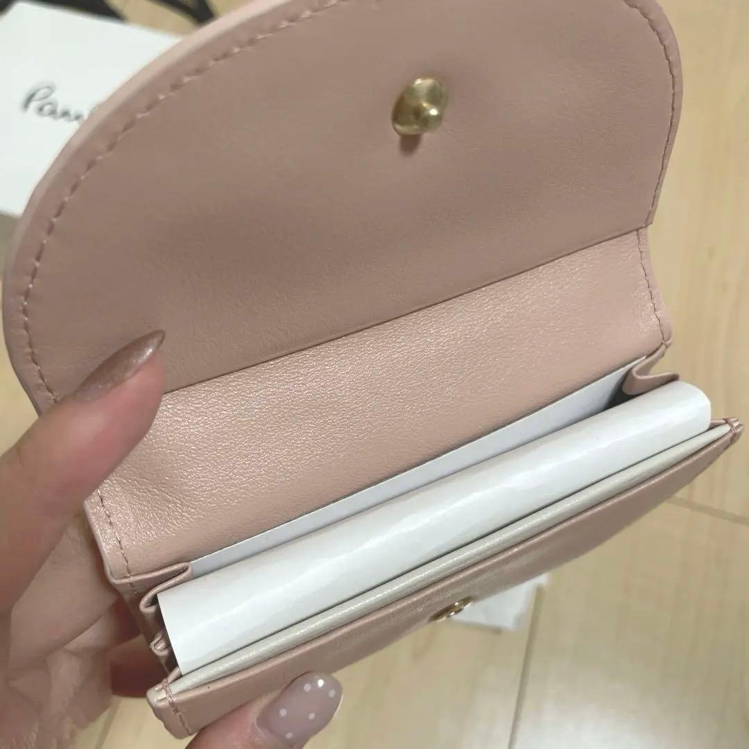 【新品未使用・箱付】ポールスミス Paul Smith 名刺入れ 牛革 ピンク