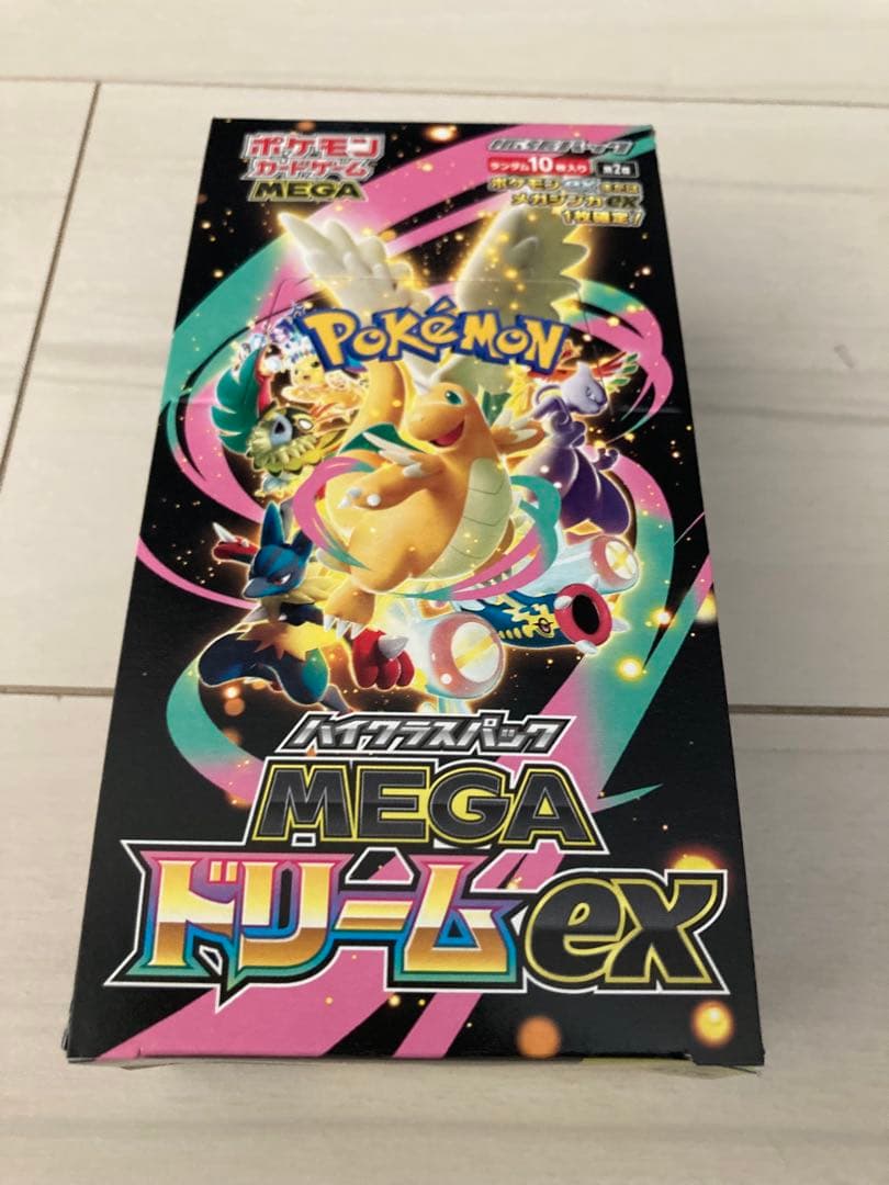 【当日発送】 ポケカ　MEGAドリームex1BOX シュリンクなし　エディオン産