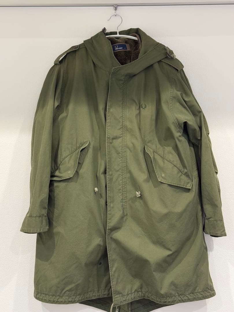 FRED PERRY モッズコート オリーブ Sサイズ