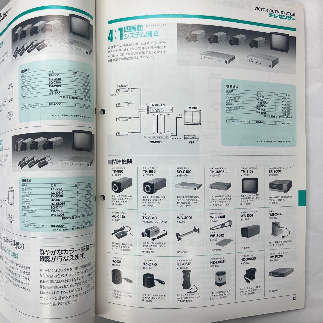 ビクターCCTVシステム(総合カタログ88)1988年9月　セールスマンカタログ