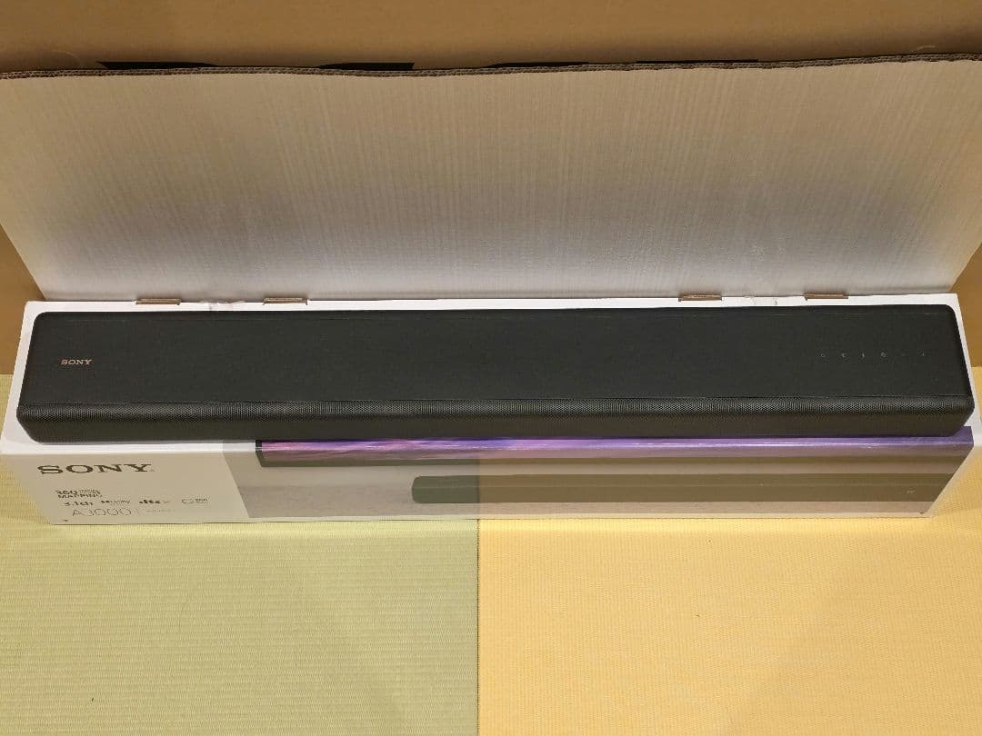 【極美品/長期保証残】SONY サウンドバー HT-A3000