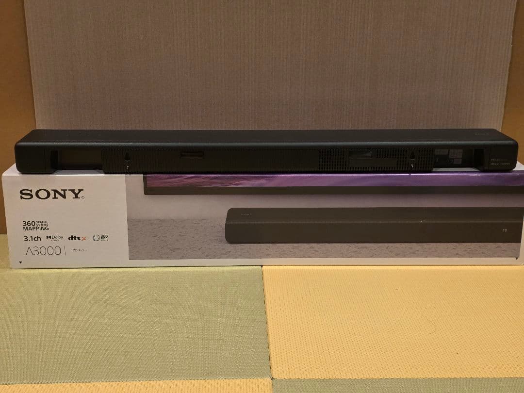 【極美品/長期保証残】SONY サウンドバー HT-A3000