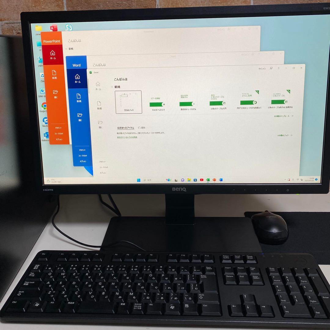 DELLデスクトップPC i5 SSD256GBマイクロソフトオフィス2024年