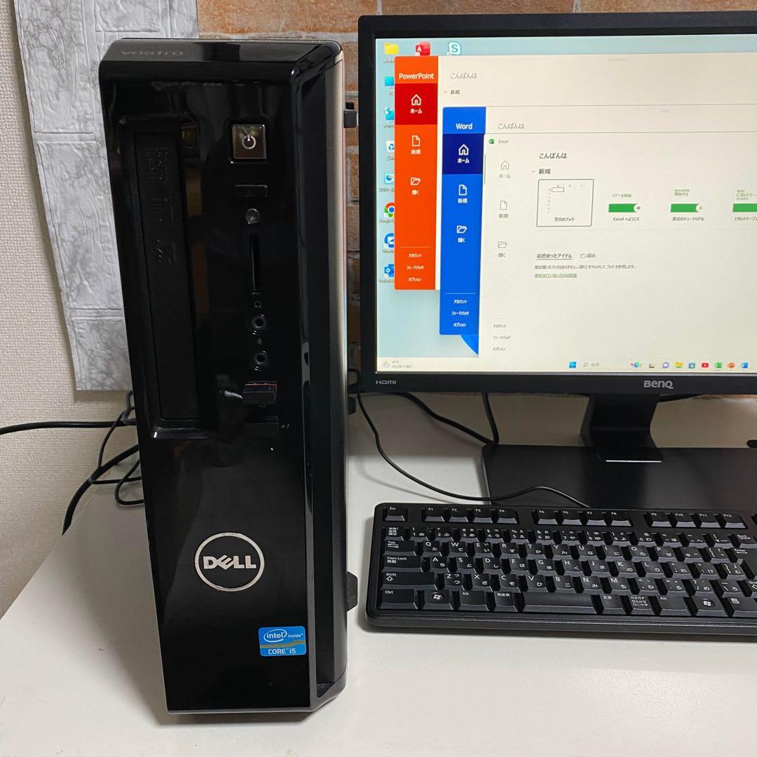 DELLデスクトップPC i5 SSD256GBマイクロソフトオフィス2024年