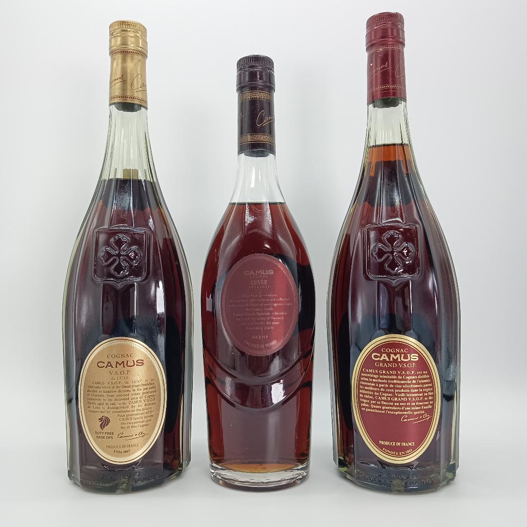 CAMUS 3本 VSOP deluxe CUVEE SPECIAL GRAND